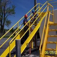 Oil Tank Stairs at Ft. Drum