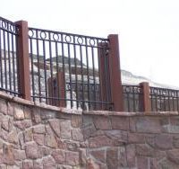 Wrought Iron Picket Style Pool Railings